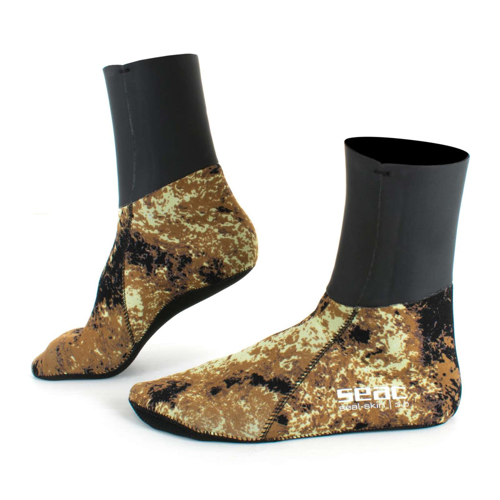 Chaussettes Seal Skin Camo-Marron 3mm M Seac 21-6-M