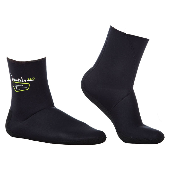 Chaussettes de plongée Anatomiques Éco 7mm Noir Taille XXL Marlin 213069