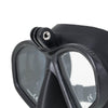 Masque de plongée noir mat avec support pour caméra Marlin 213091