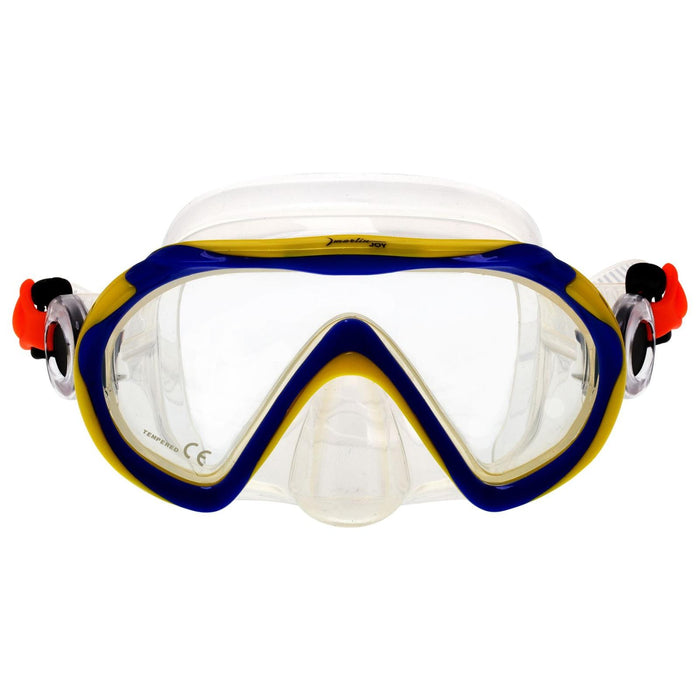 Masque de snorkeling Junior Enfants Bleu-Transparent Marlin 213132