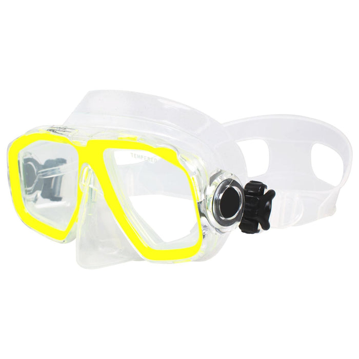 Masque de snorkeling Junior Enfants Jaune-Transparent Marlin 213133
