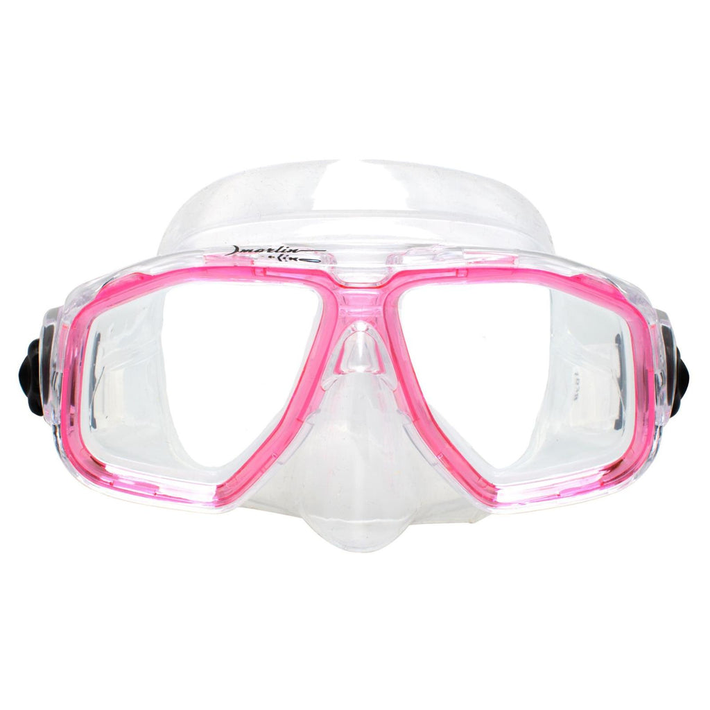 Masque de snorkeling Junior Enfants Rose-Transparent Marlin 213134