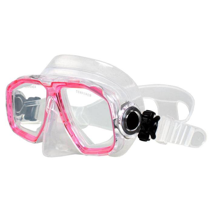 Masque de snorkeling Junior Enfants Rose-Transparent Marlin 213134
