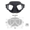 Masque de chasse sous-marine Matrix Noir Marlin 213170