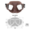 Masque de chasse sous-marine Matrix Marron Marlin 213172