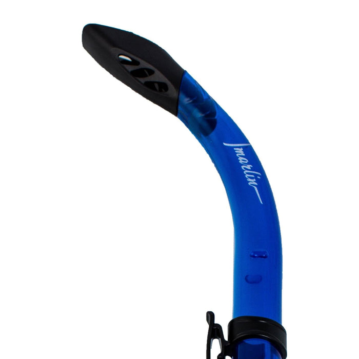 Tube de snorkel Junior enfants bleu-transparent Marlin 213173