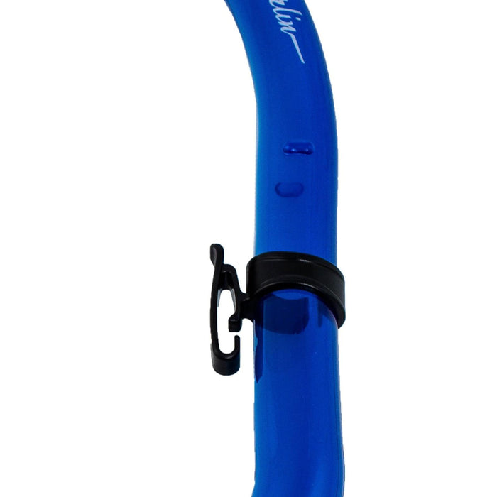 Tube de snorkel Junior enfants bleu-transparent Marlin 213173