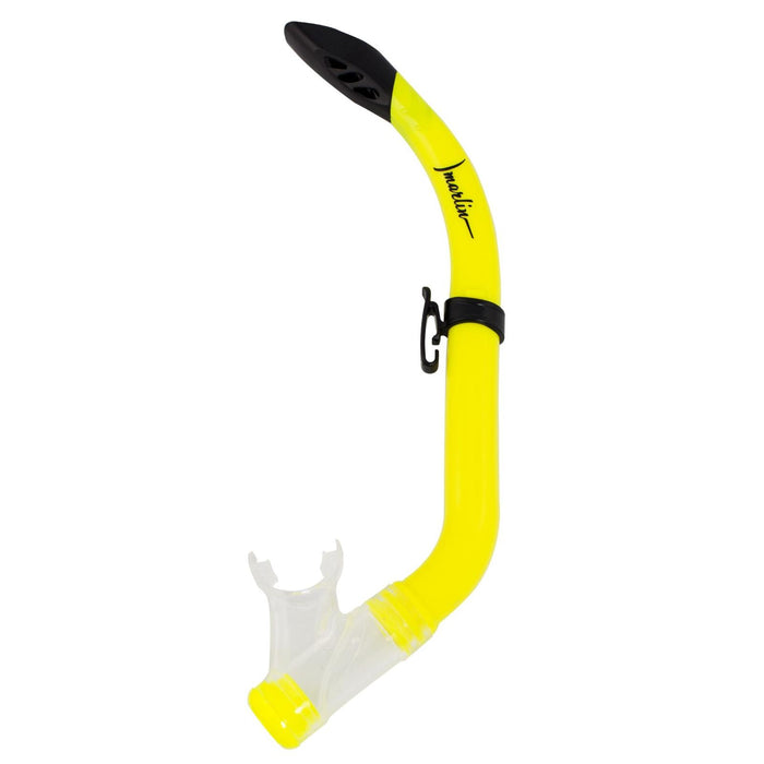 Tube de snorkel Junior enfants jaune-transparent Marlin 213174