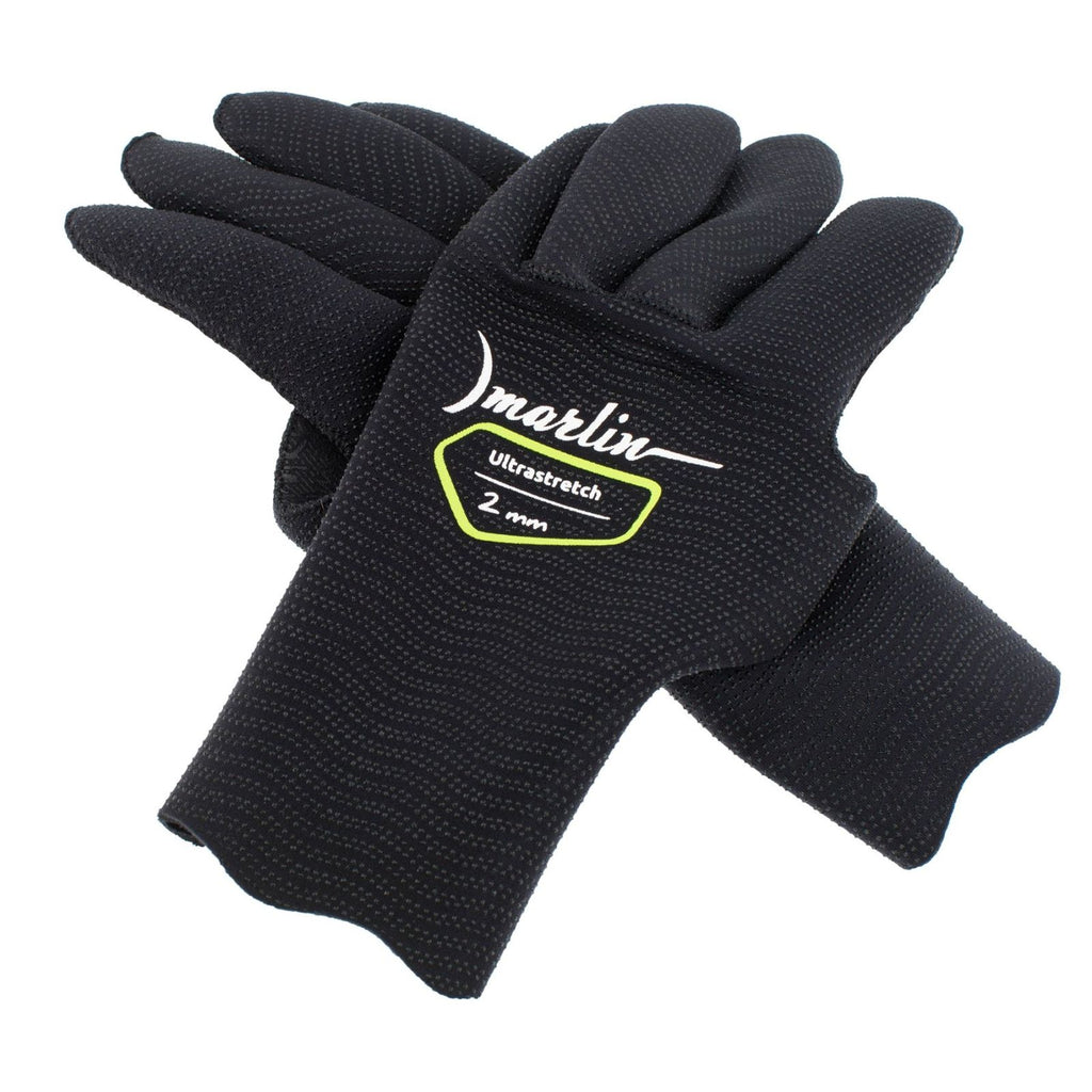 Gants de plongée Ultrastretch 2mm Noir Taille M Marlin 213178