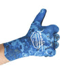 Gants de plongée Ultrastretch 2mm Bleu Océan-Camo Taille XXL Marlin 213190