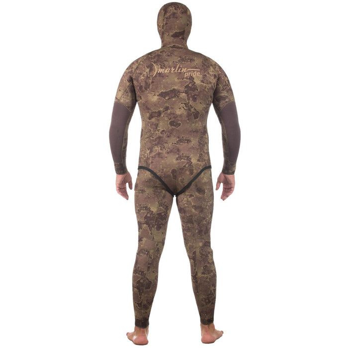 Combinaison intégrale de chasse sous-marine Pride Homme 7mm Olive-Camo Taille M Marlin 213315