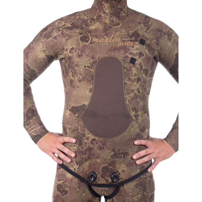 Combinaison intégrale de chasse sous-marine Pride Homme 7mm Olive-Camo Taille XXL Marlin 213320