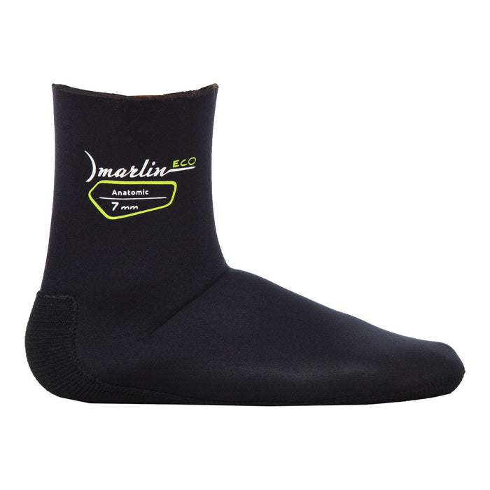 Chaussettes de plongée Anatomiques Éco 7mm Noir Taille M Marlin 213425