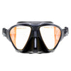 Masque de chasse sous-marine Sigma noir avec verres jaunes miroités Marlin 213638