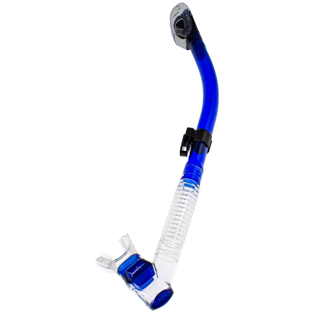 Tube de snorkeling Dry Lux Bleu-Clear Marlin 214040
