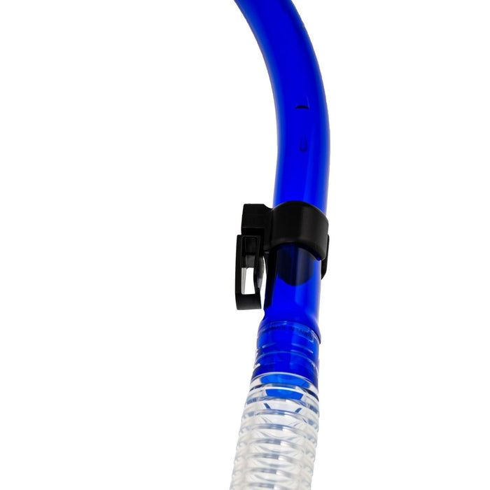 Tube de snorkeling Dry Lux Bleu-Clear Marlin 214040