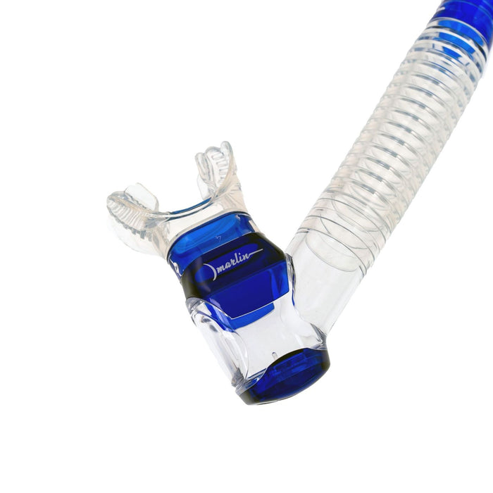Tube de snorkeling Dry Lux Bleu-Clear Marlin 214040