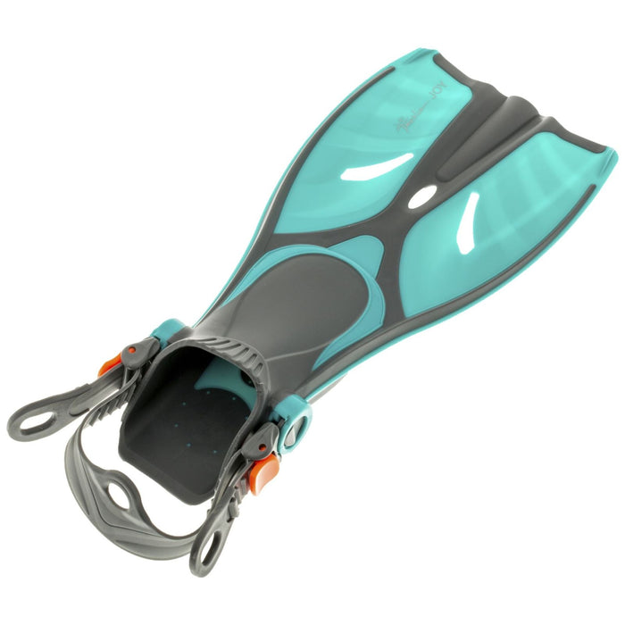 Palmes de Snorkeling Joy Kids Vert Taille L-XL-32-37 Marlin 214158
