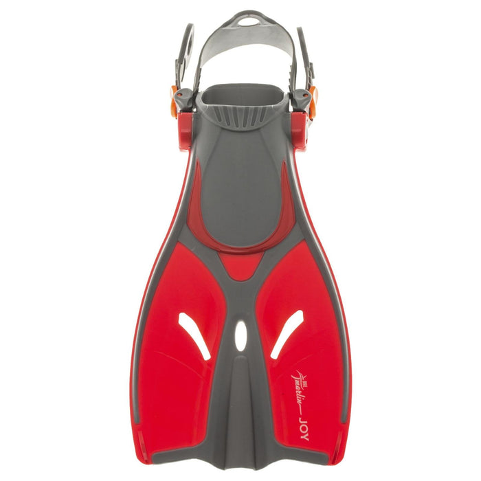 Palmes de Snorkeling Joy Kids Rouge Taille L-XL-32-37 Marlin 214163