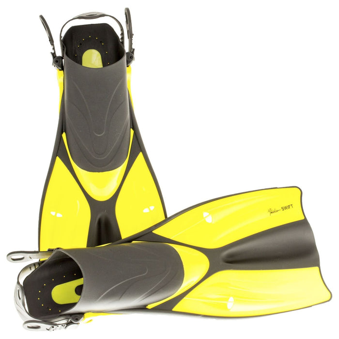 Palmes de Snorkeling Swift Jaune Taille S-M-38-41 Marlin 214168
