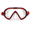 Masque de snorkeling Joy Enfants Rouge-Argent-Transparent Marlin 214174