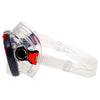 Masque de snorkeling Joy Enfants Rouge-Argent-Transparent Marlin 214174
