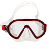 Masque de snorkeling Joy Enfants Rouge-Argent-Transparent Marlin 214174