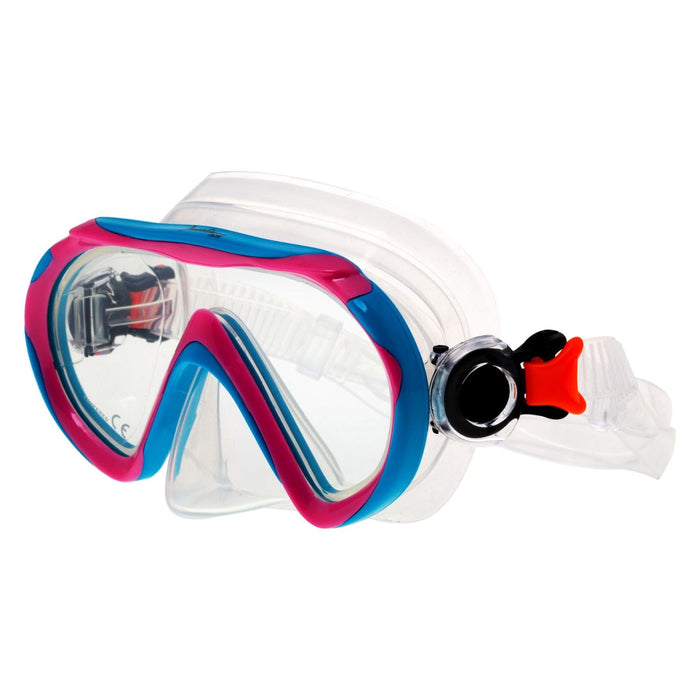 Masque de snorkeling Joy Enfants Rose-Aqua-Transparent Marlin 214175