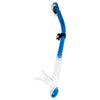 Tube de snorkel Dry Duo bleu-transparent Marlin 216275