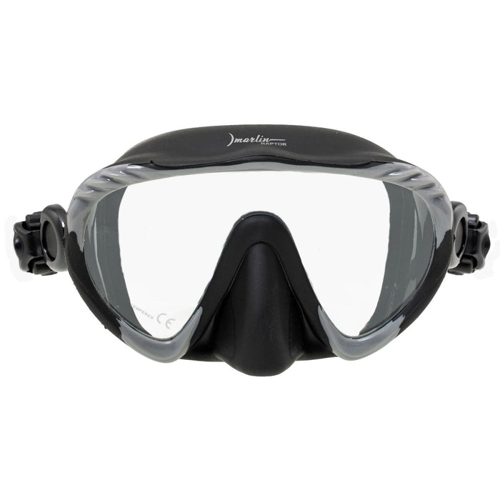Masque de chasse sous-marine Raptor gris-noir Marlin 216278