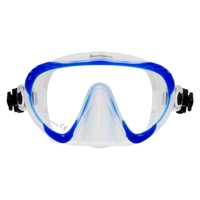 Masque de chasse sous-marine Raptor bleu-transparent Marlin 216279
