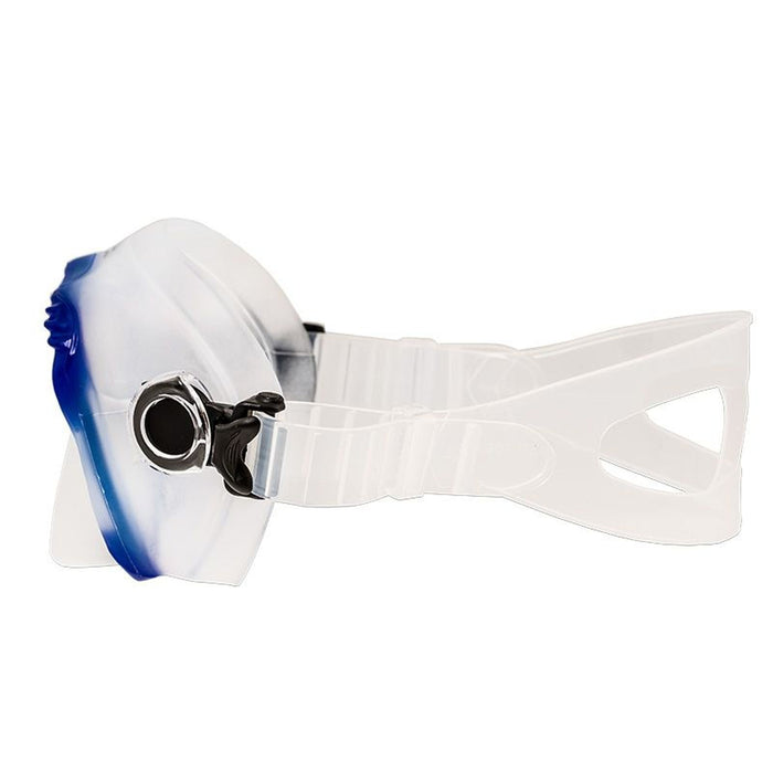 Masque de chasse sous-marine Raptor bleu-transparent Marlin 216279