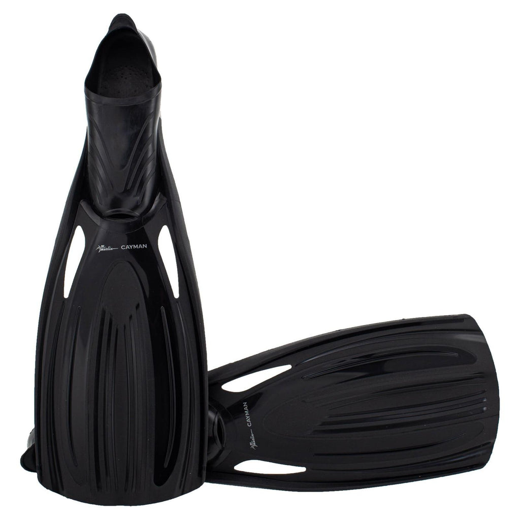 Palmes de Snorkeling Cayman Full Foot Noir Taille XXS-36-37 Marlin 216293