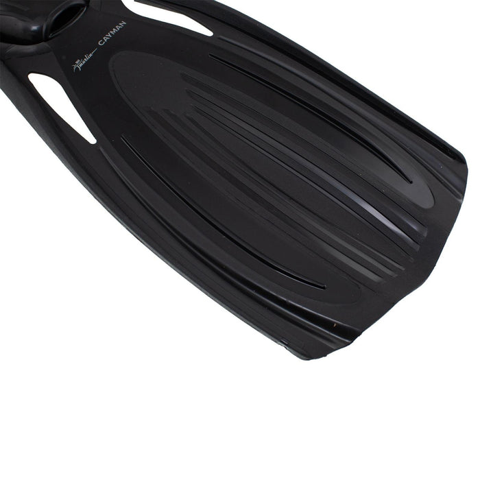 Palmes de Snorkeling Cayman Full Foot Noir Taille XXS-36-37 Marlin 216293