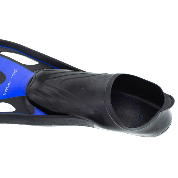 Palmes de Snorkeling Cayman Full Foot Bleu Taille S-40-41 Marlin 216296