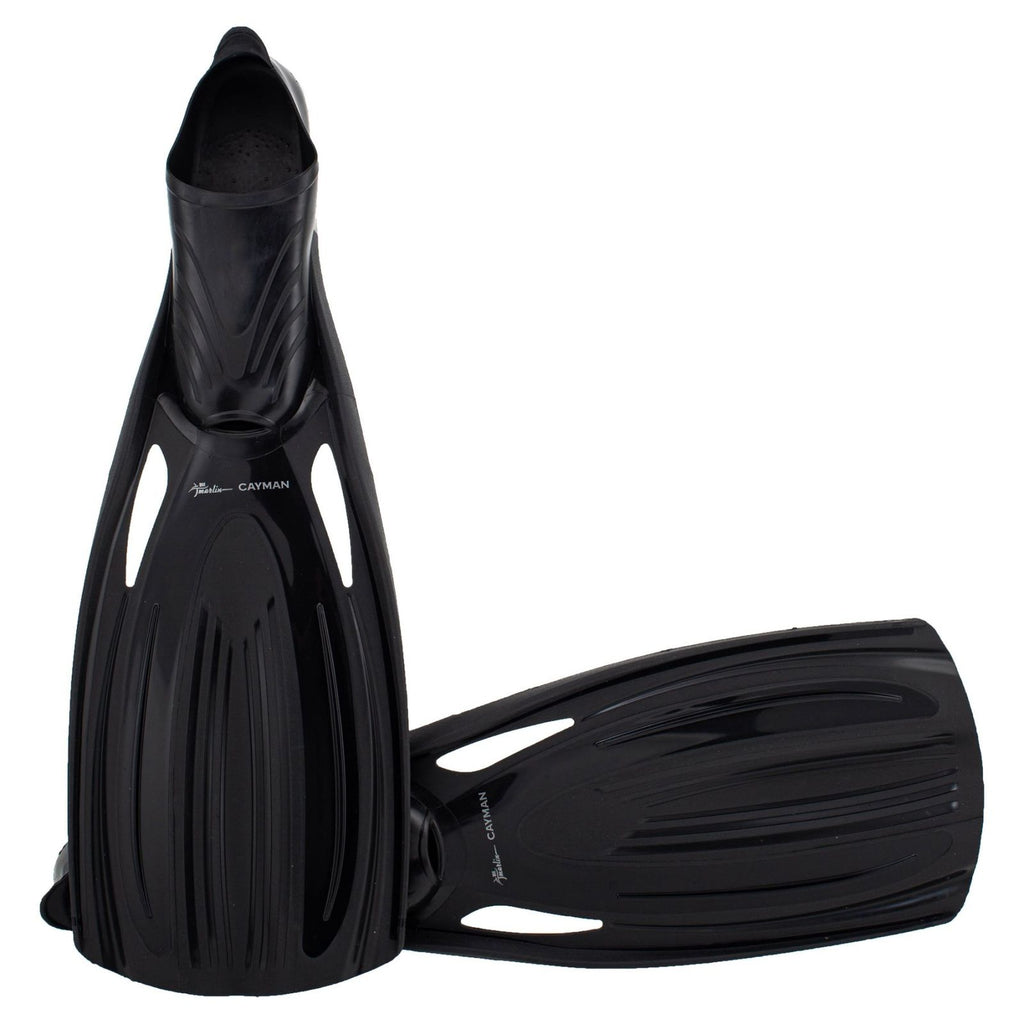 Palmes de Snorkeling Cayman Full Foot Noir Taille S-40-41 Marlin 216297