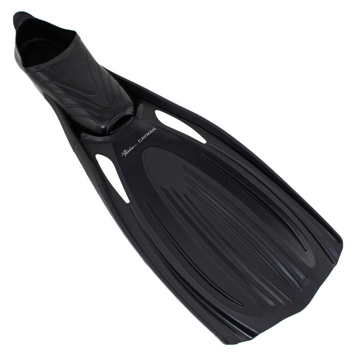Palmes de Snorkeling Cayman Full Foot Noir Taille S-40-41 Marlin 216297