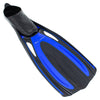 Palmes de Snorkeling Cayman Full Foot Bleu Taille L-44-45 Marlin 216302