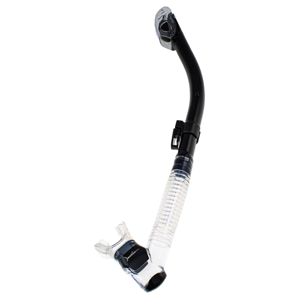 Tube de snorkeling Dry Lux Noir-Clear Marlin 216418