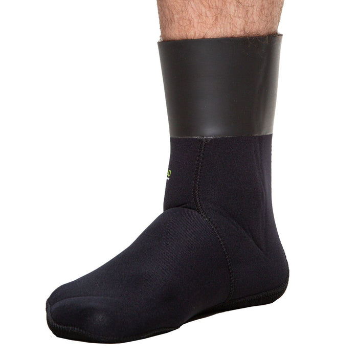 Chaussettes de plongée Waterlock Nylon Éco 5mm Noir Taille L Marlin 216495