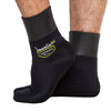 Chaussettes de plongée Waterlock Nylon Éco 5mm Noir Taille XL Marlin 216496