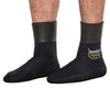 Chaussettes de plongée Waterlock Nylon Éco 5mm Noir Taille XL Marlin 216496