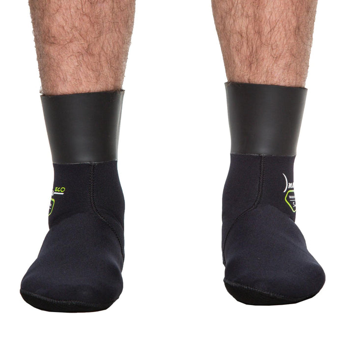 Chaussettes de plongée Waterlock Nylon Éco 5mm Noir Taille XL Marlin 216496
