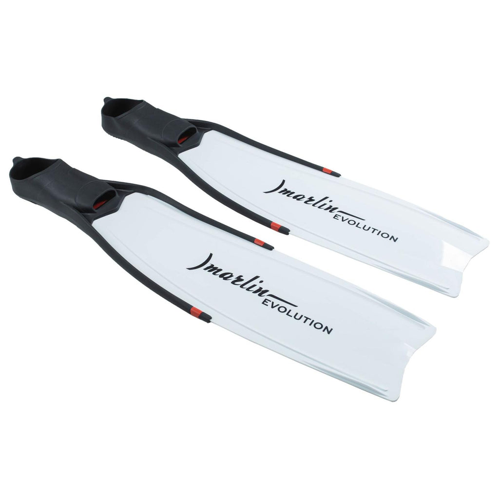 Palmes de plongée en apnée Evolution Noir-Blanc Taille S-39-40 Marlin 216873