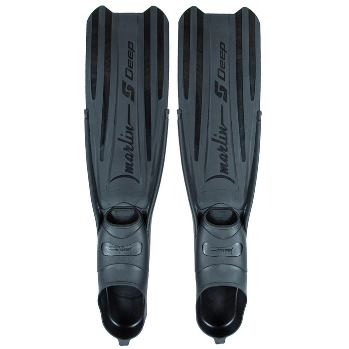 Palmes de chasse sous-marine Deep S Noires Taille 43-44 Marlin 216895