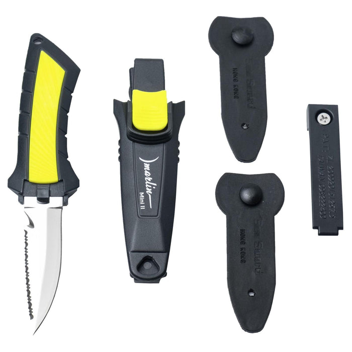 Couteau de plongée Mini II en acier inoxydable Marlin 216998
