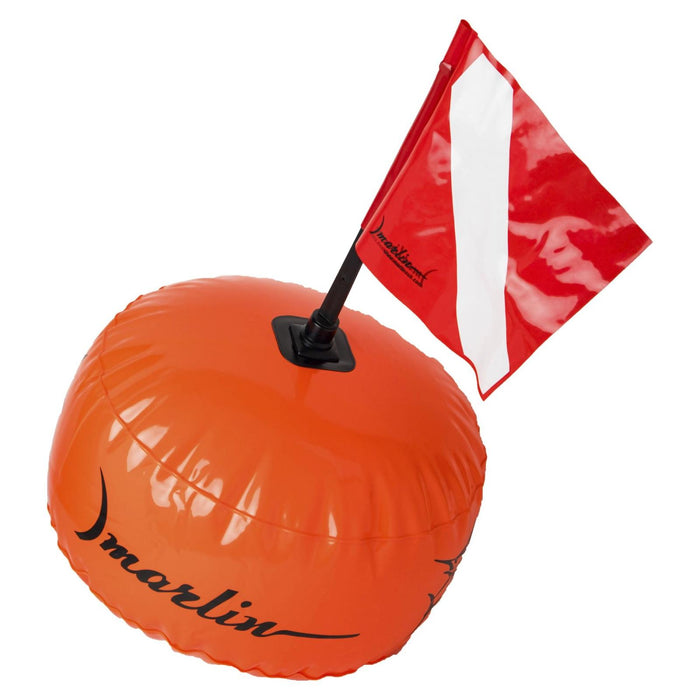 Bouée de plongée ellipse PVC orange Marlin 217075