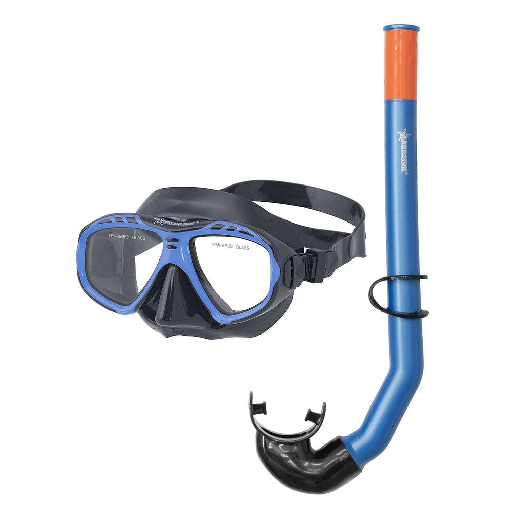 Kit de snorkeling Argo Noir-Bleu Abysstar 24247BL