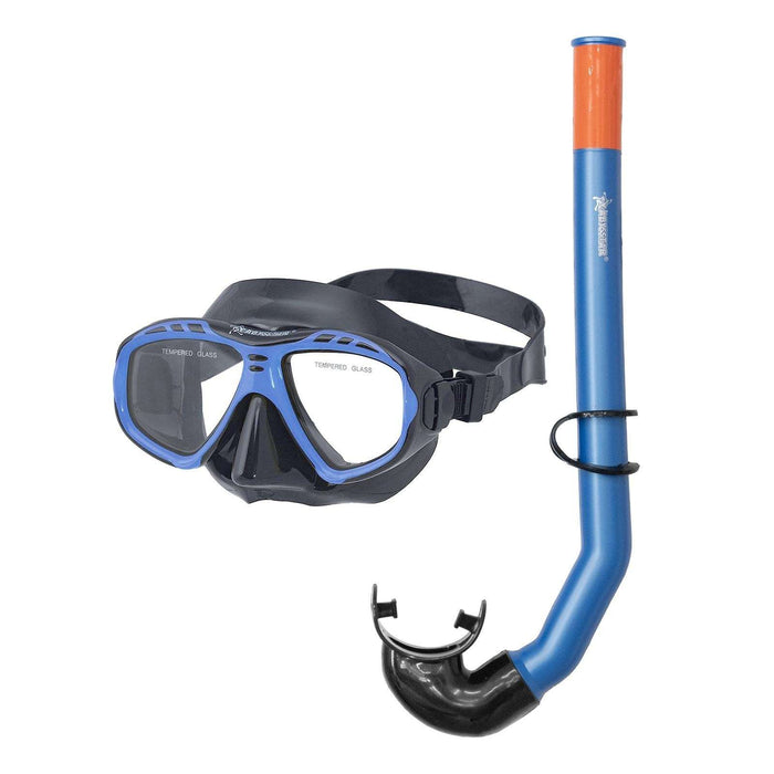 Kit de snorkeling Argo Noir-Bleu Abysstar 24247BL