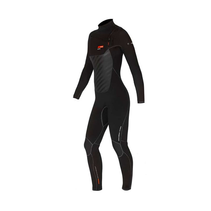 Combinaison Complète Amazone Femme Zip Sur le Poitrine Noir-Orange Y28 Taille 10 RRD 25AMACZ_43_10